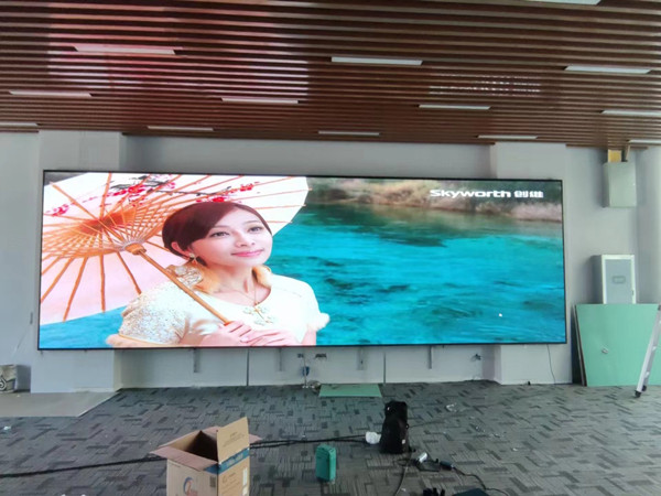 焦作市P1.53led小间距屏安装案例